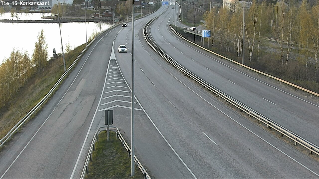 Weather Camera Image Väg 15 Kotka, Kotkansaari, Kotka, Kymenlaakso