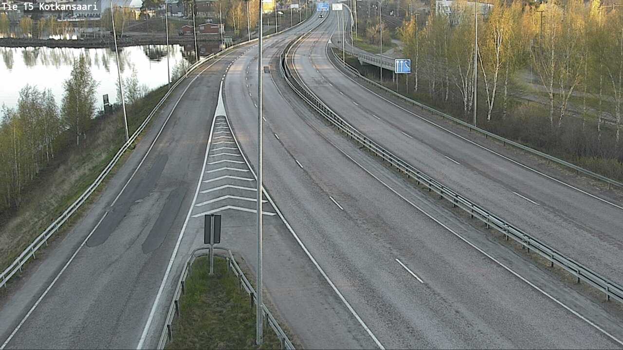 Weather Camera Image Road 15 Kotka, Kotkansaari, Kotka, Kymenlaakso