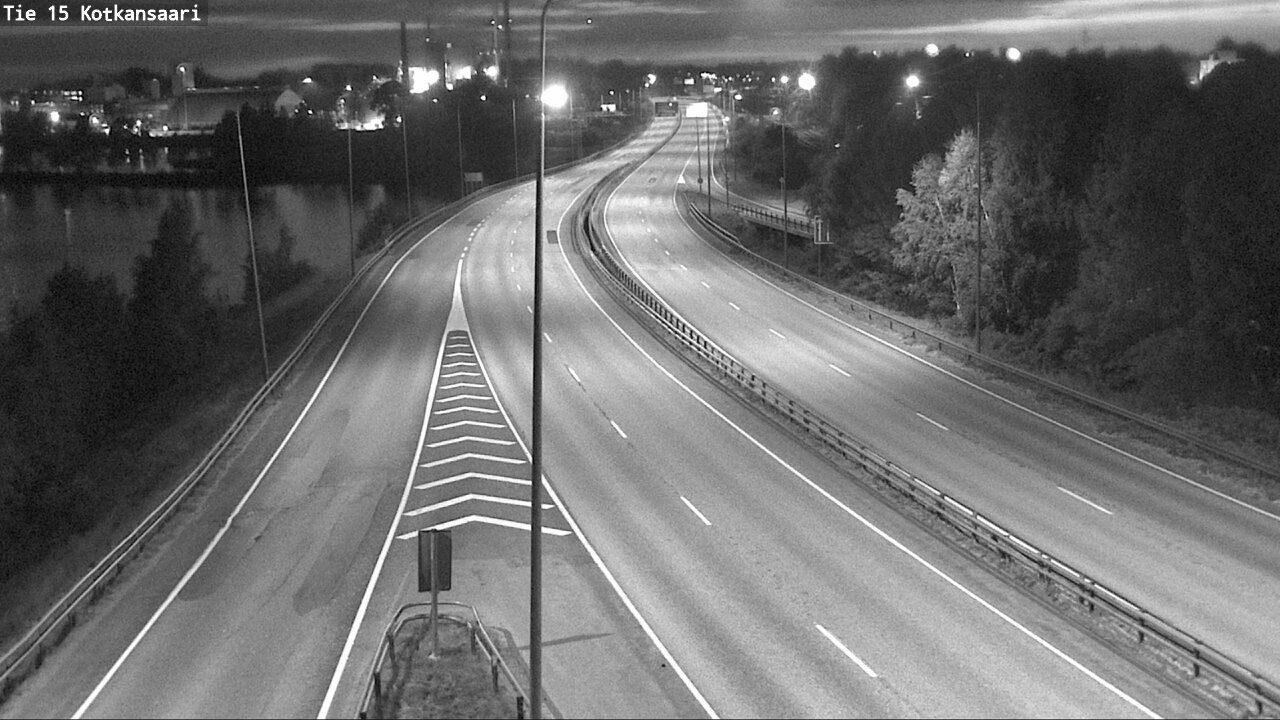 Weather Camera Image Väg 15 Kotka, Kotkansaari, Kotka, Kymenlaakso