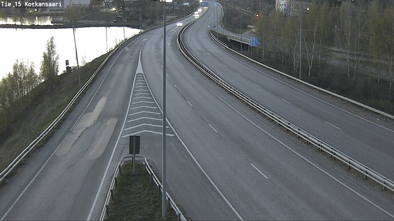 Weather Camera Image Väg 15 Kotka, Kotkansaari, Kotka, Kymenlaakso