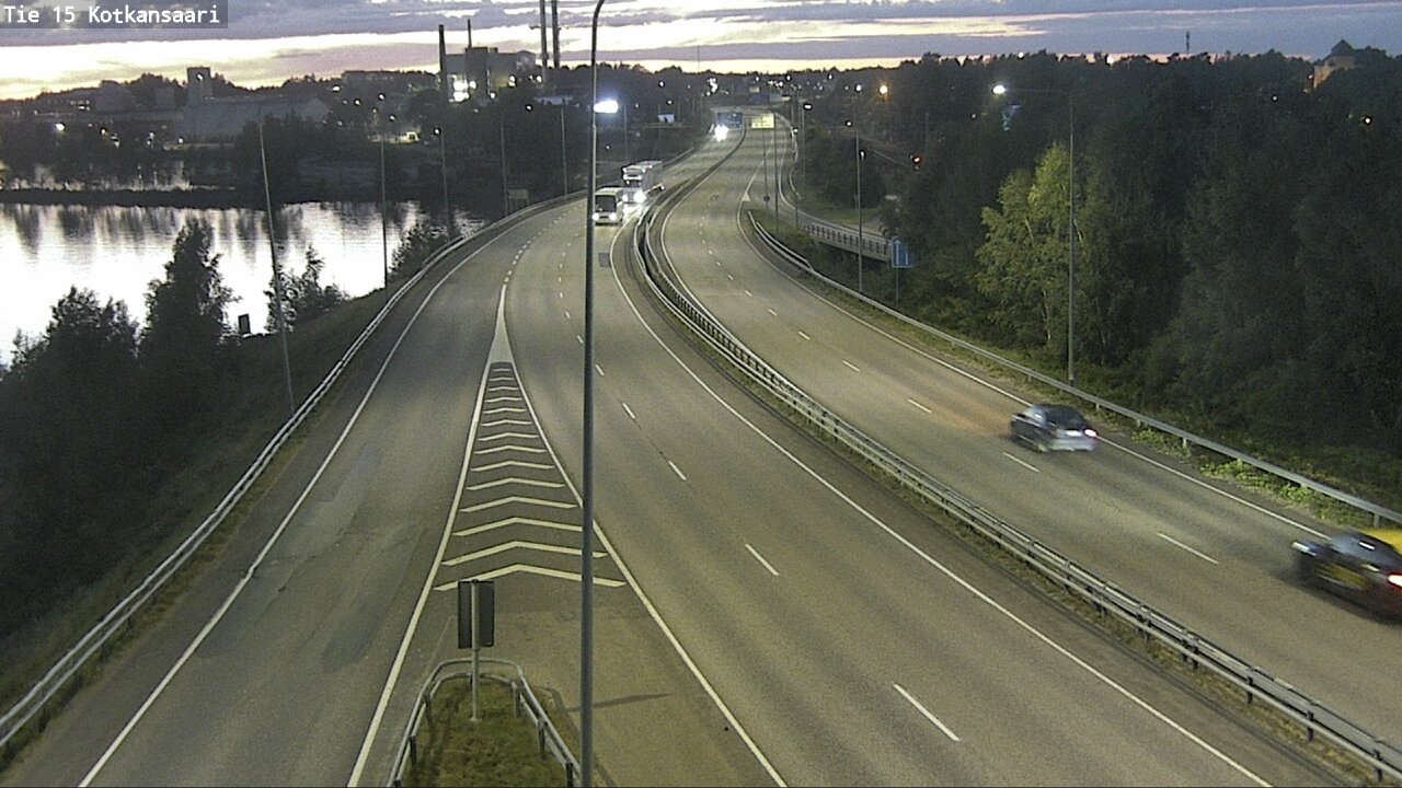 Weather Camera Image Väg 15 Kotka, Kotkansaari, Kotka, Kymenlaakso