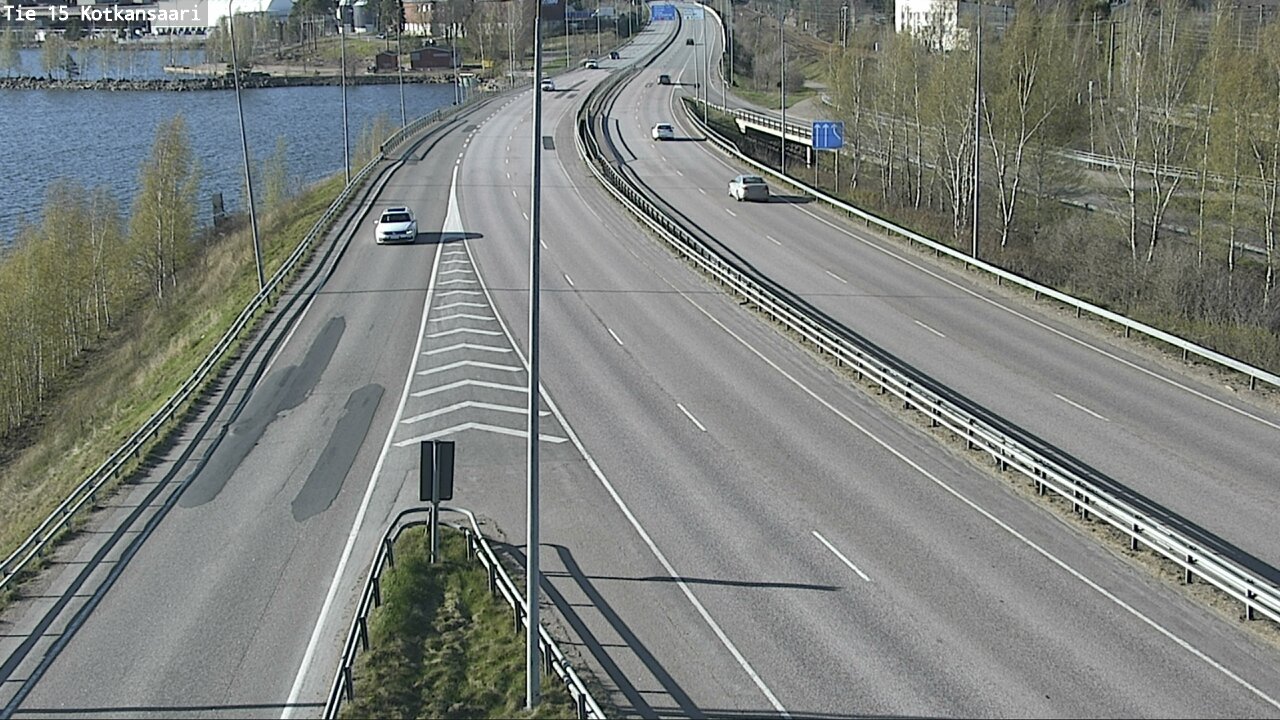 Weather Camera Image Väg 15 Kotka, Kotkansaari, Kotka, Kymenlaakso