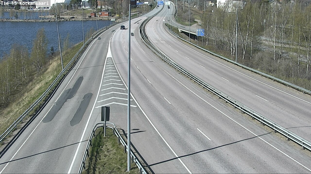 Weather Camera Image Väg 15 Kotka, Kotkansaari, Kotka, Kymenlaakso