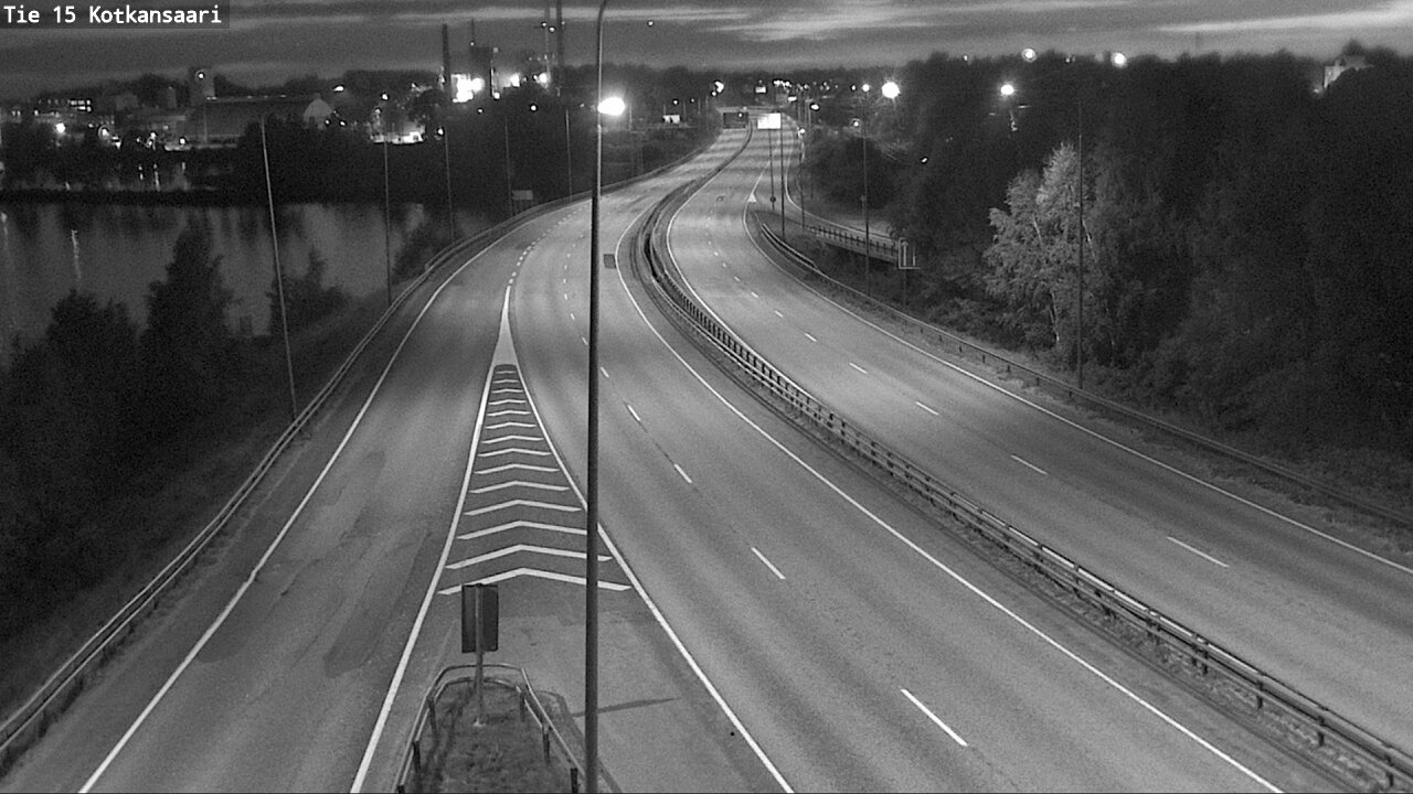 Weather Camera Image Väg 15 Kotka, Kotkansaari, Kotka, Kymenlaakso