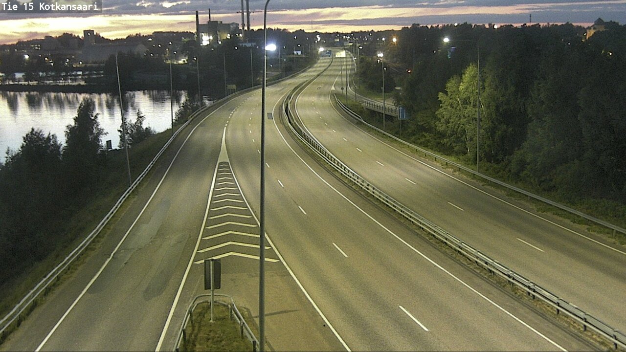 Weather Camera Image Väg 15 Kotka, Kotkansaari, Kotka, Kymenlaakso