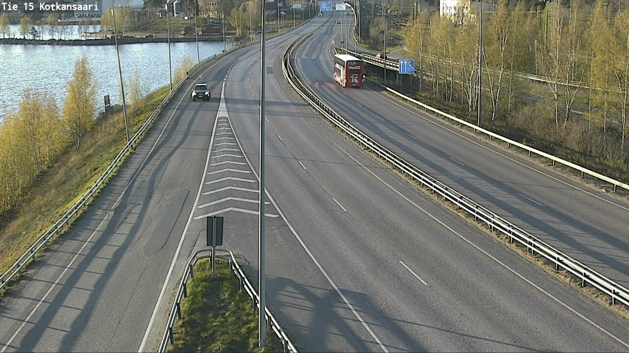 Weather Camera Image Väg 15 Kotka, Kotkansaari, Kotka, Kymenlaakso