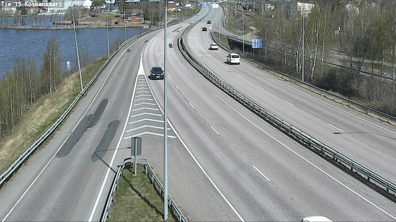 Weather Camera Image Väg 15 Kotka, Kotkansaari, Kotka, Kymenlaakso
