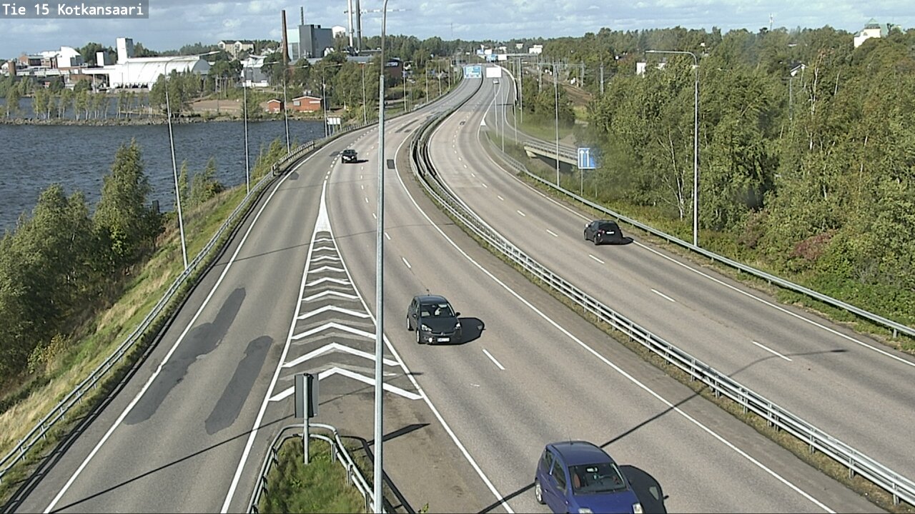 Weather Camera Image Road 15 Kotka, Kotkansaari, Kotka, Kymenlaakso
