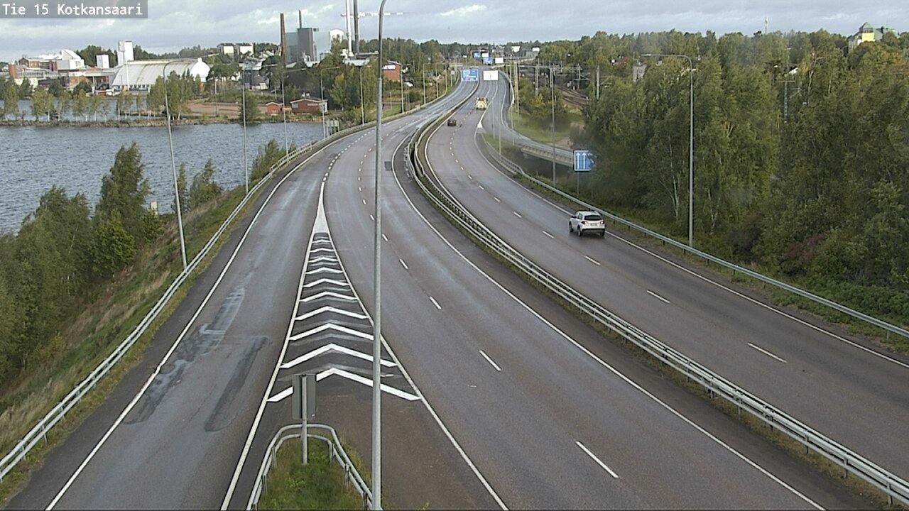 Weather Camera Image Road 15 Kotka, Kotkansaari, Kotka, Kymenlaakso