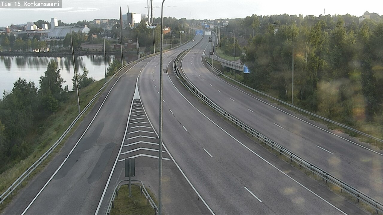 Weather Camera Image Väg 15 Kotka, Kotkansaari, Kotka, Kymenlaakso