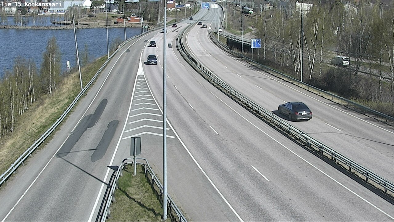 Weather Camera Image Väg 15 Kotka, Kotkansaari, Kotka, Kymenlaakso