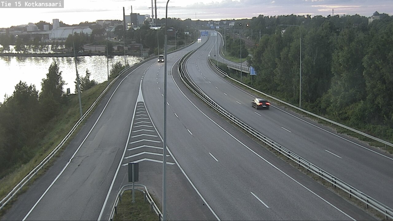 Weather Camera Image Väg 15 Kotka, Kotkansaari, Kotka, Kymenlaakso