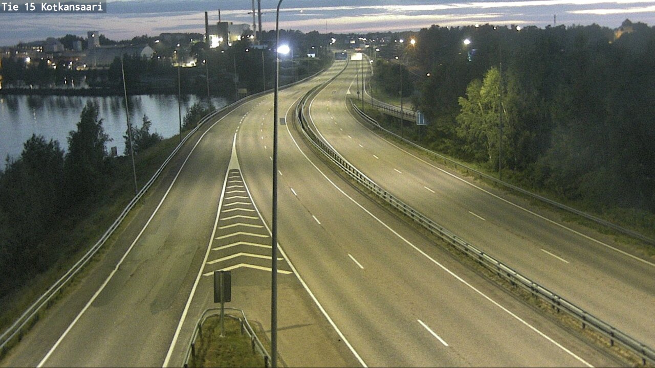 Weather Camera Image Väg 15 Kotka, Kotkansaari, Kotka, Kymenlaakso