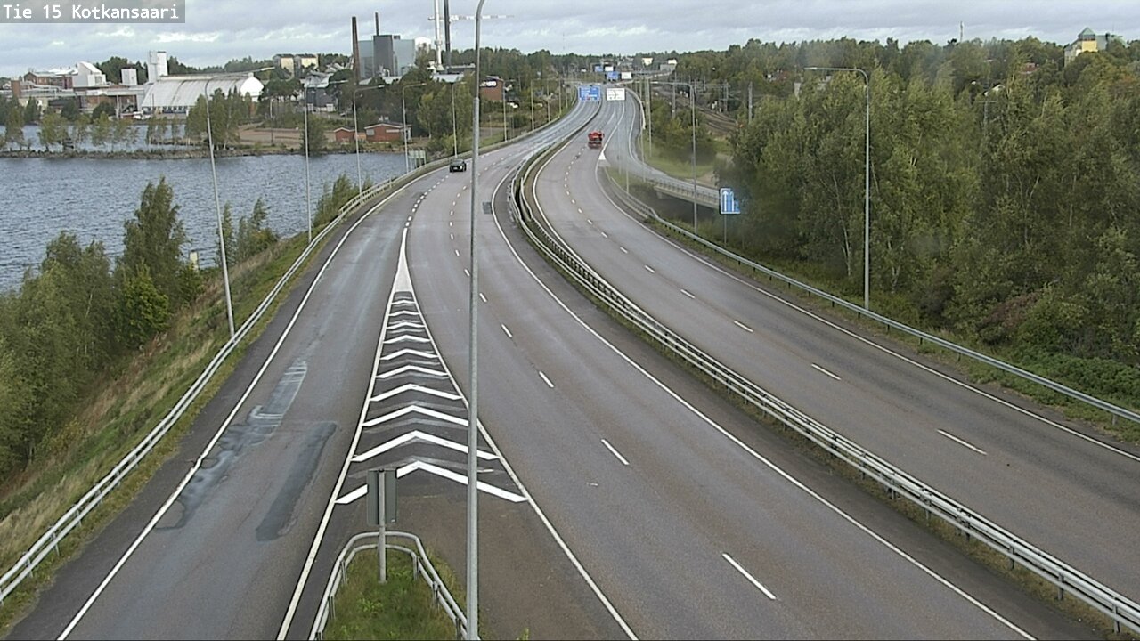 Weather Camera Image Road 15 Kotka, Kotkansaari, Kotka, Kymenlaakso
