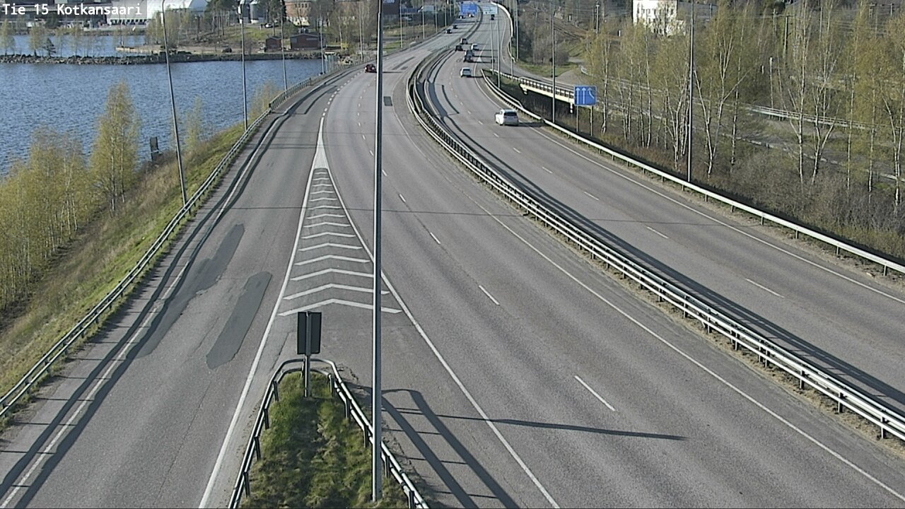 Weather Camera Image Väg 15 Kotka, Kotkansaari, Kotka, Kymenlaakso