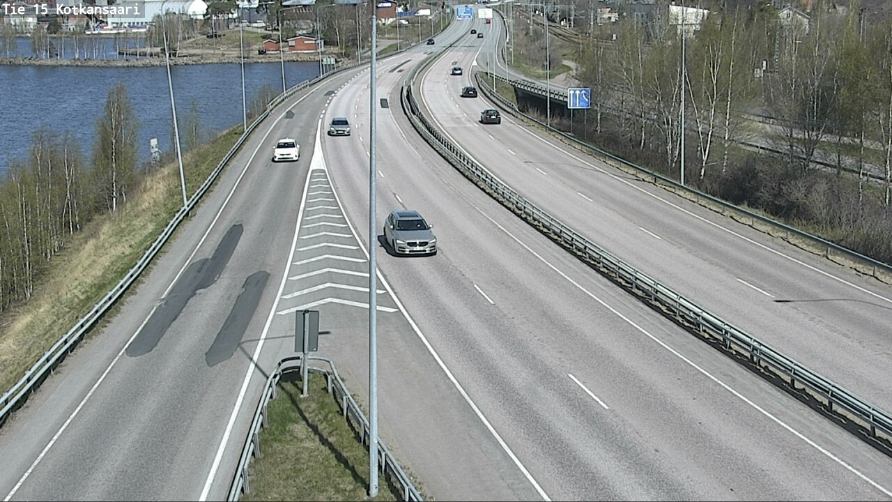 Weather Camera Image Väg 15 Kotka, Kotkansaari, Kotka, Kymenlaakso