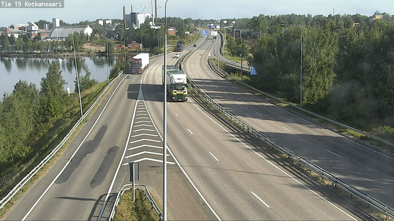 Weather Camera Image Road 15 Kotka, Kotkansaari, Kotka, Kymenlaakso