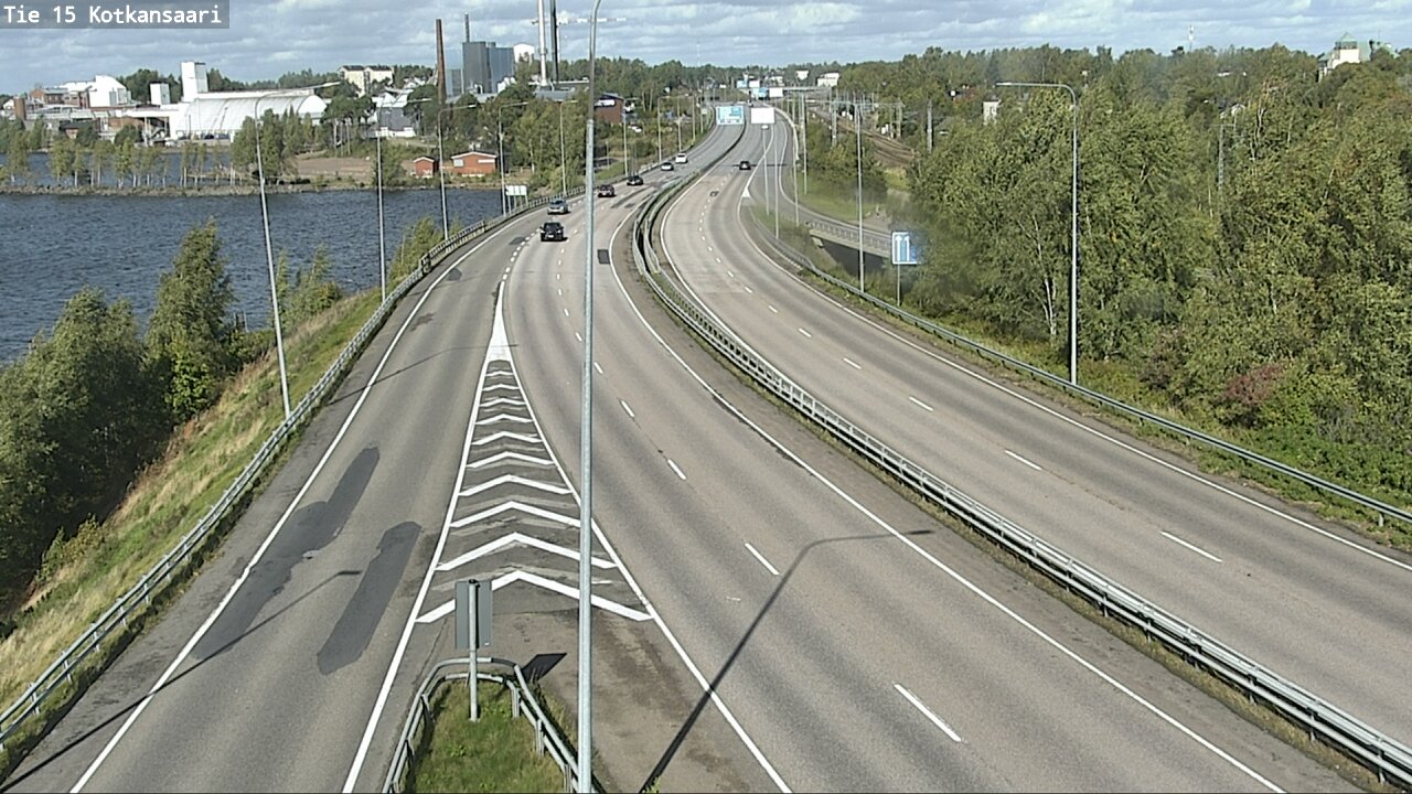 Weather Camera Image Road 15 Kotka, Kotkansaari, Kotka, Kymenlaakso