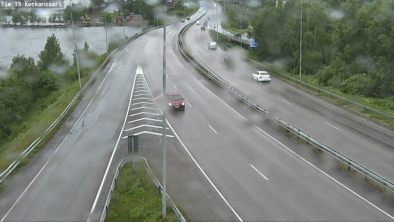 Weather Camera Image Väg 15 Kotka, Kotkansaari, Kotka, Kymenlaakso