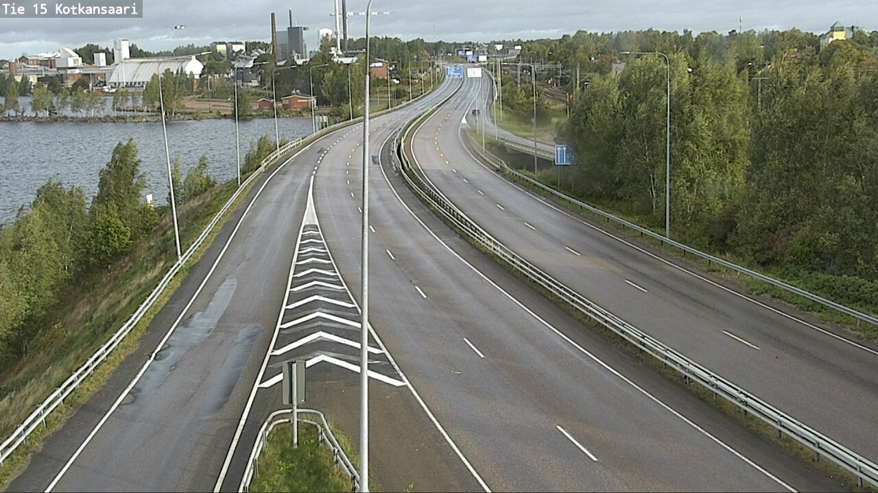 Weather Camera Image Road 15 Kotka, Kotkansaari, Kotka, Kymenlaakso