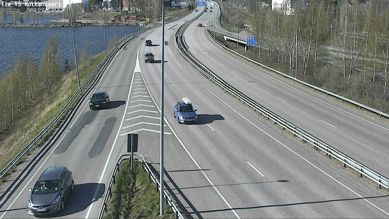 Weather Camera Image Väg 15 Kotka, Kotkansaari, Kotka, Kymenlaakso