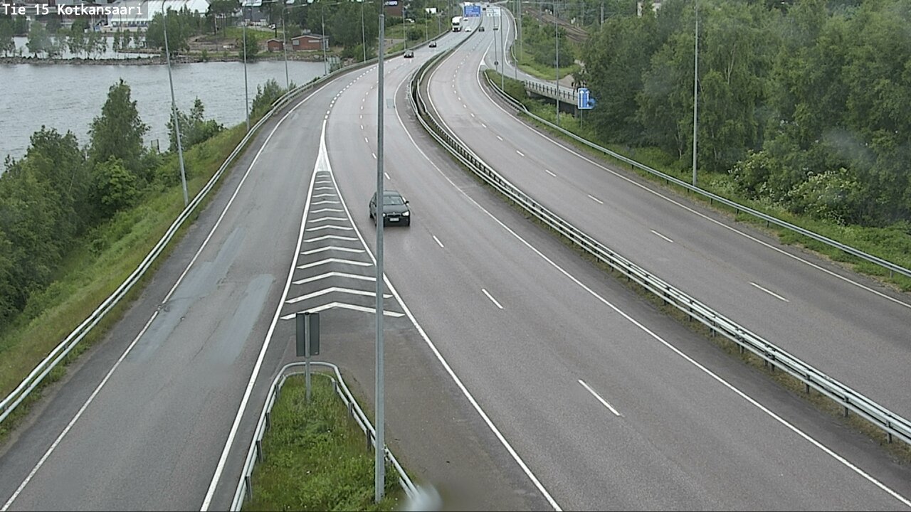 Weather Camera Image Väg 15 Kotka, Kotkansaari, Kotka, Kymenlaakso