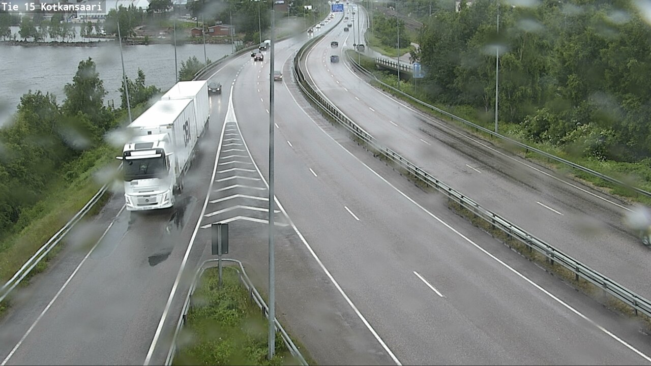 Weather Camera Image Road 15 Kotka, Kotkansaari, Kotka, Kymenlaakso