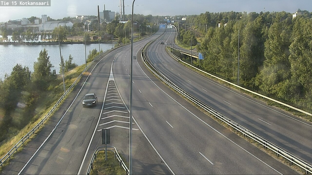 Weather Camera Image Väg 15 Kotka, Kotkansaari, Kotka, Kymenlaakso
