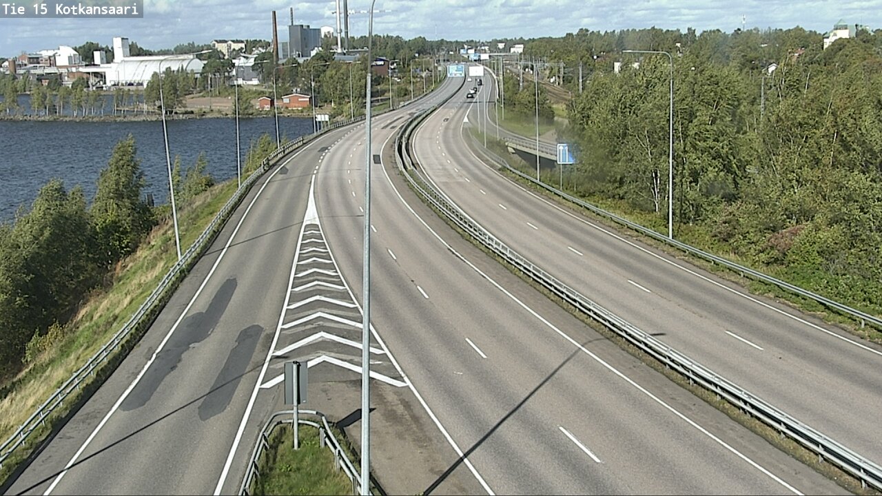 Weather Camera Image Road 15 Kotka, Kotkansaari, Kotka, Kymenlaakso