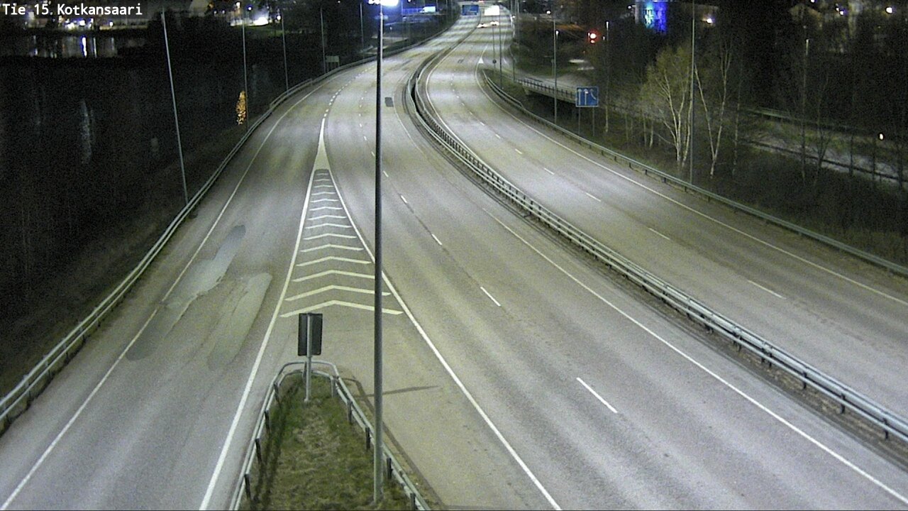 Weather Camera Image Väg 15 Kotka, Kotkansaari, Kotka, Kymenlaakso