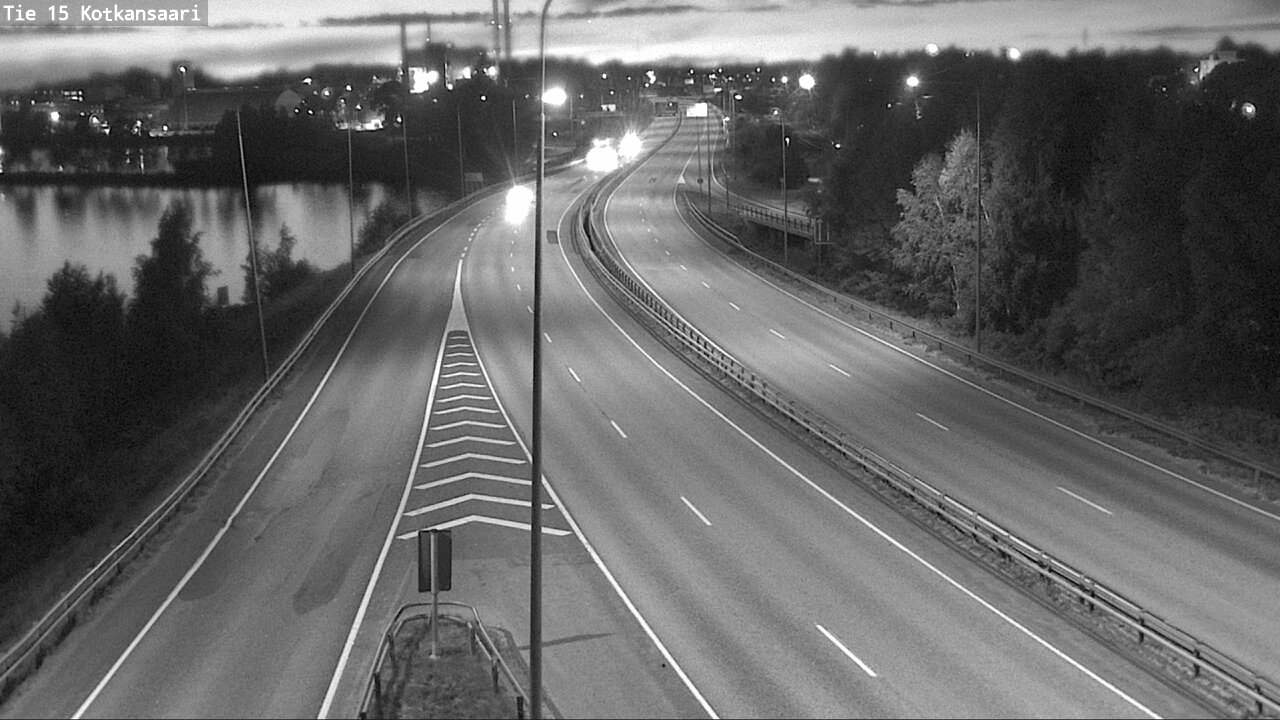 Weather Camera Image Väg 15 Kotka, Kotkansaari, Kotka, Kymenlaakso