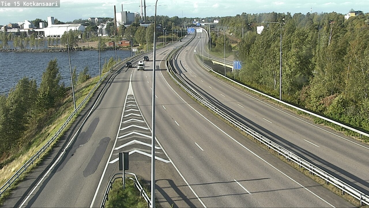 Weather Camera Image Väg 15 Kotka, Kotkansaari, Kotka, Kymenlaakso