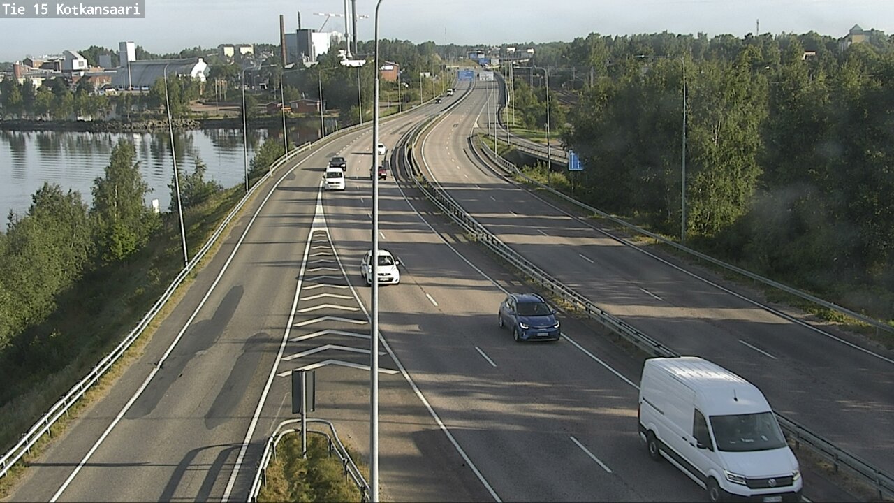 Weather Camera Image Road 15 Kotka, Kotkansaari, Kotka, Kymenlaakso