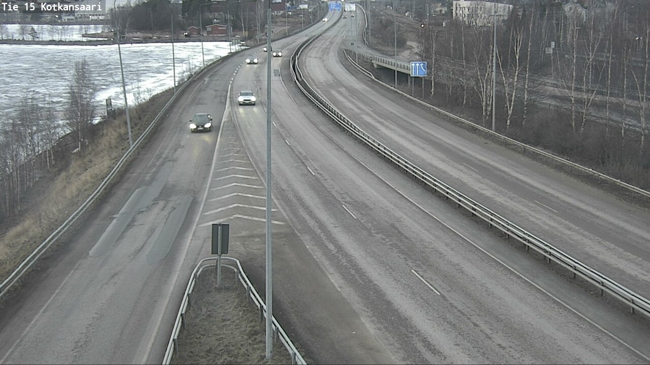 Weather Camera Image Road 15 Kotka, Kotkansaari, Kotka, Kymenlaakso