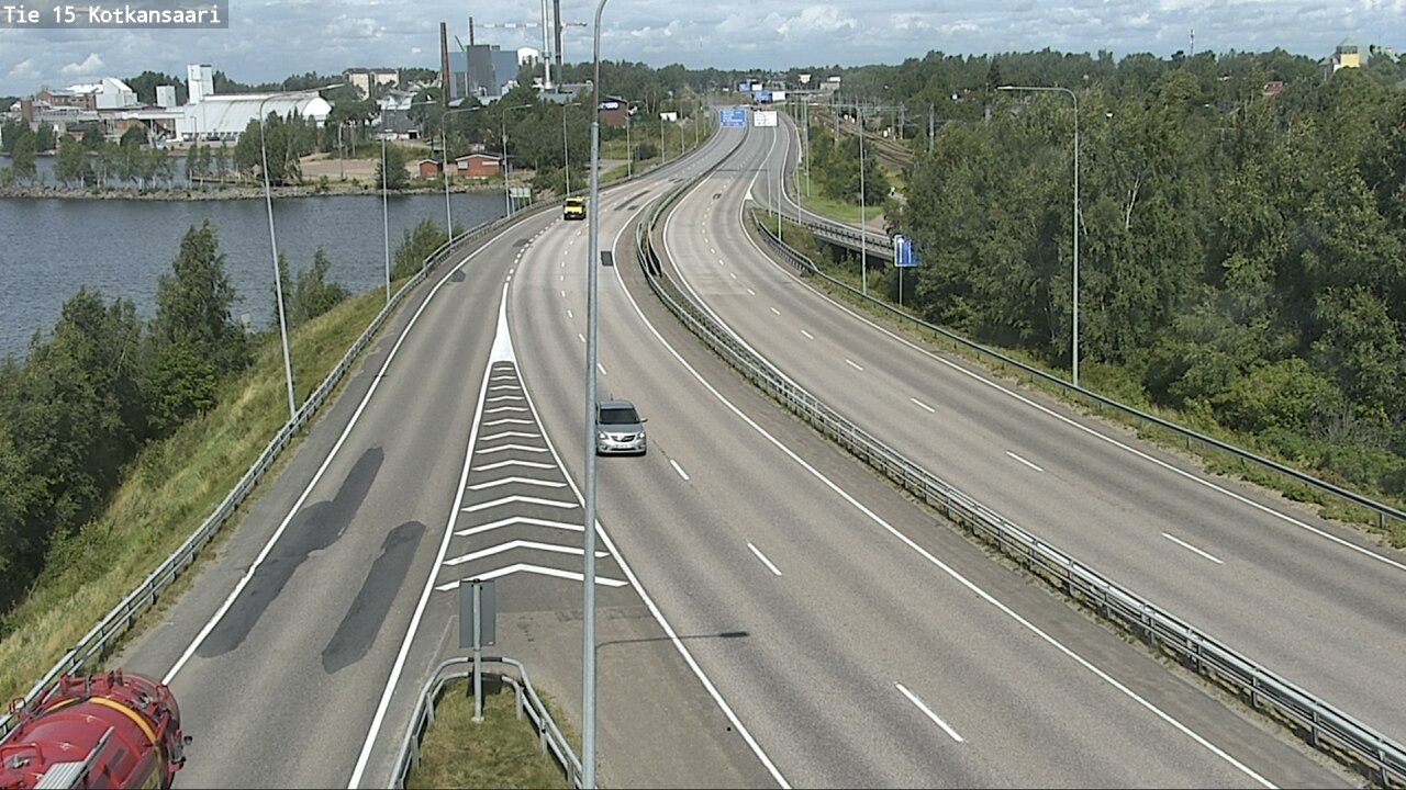 Weather Camera Image Väg 15 Kotka, Kotkansaari, Kotka, Kymenlaakso