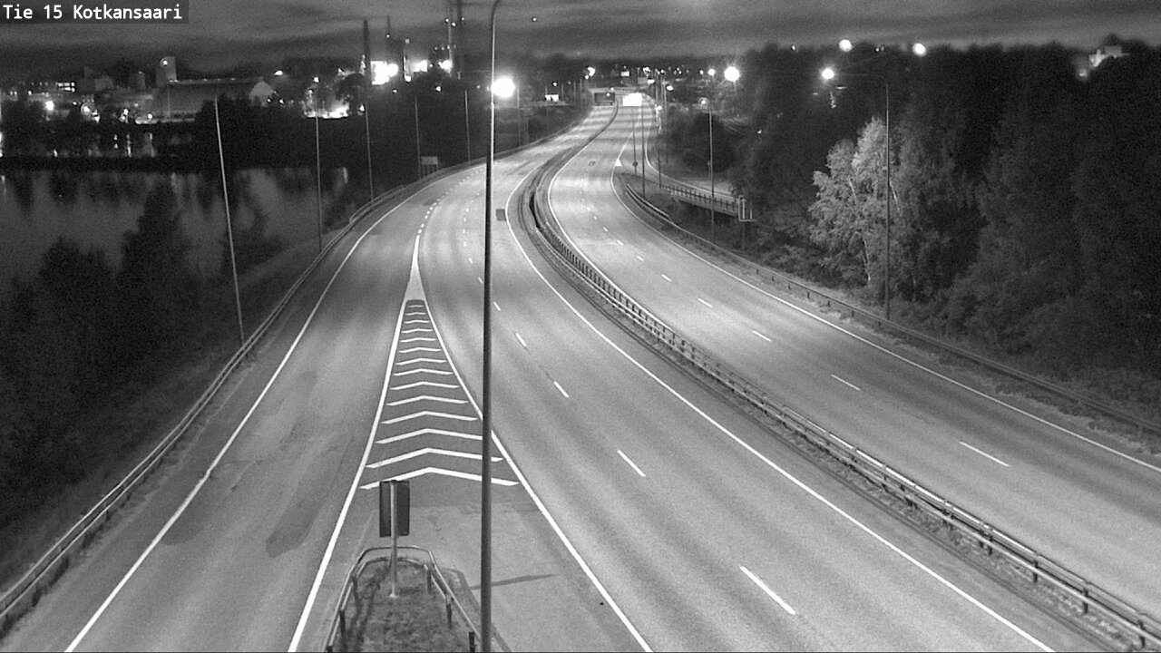 Weather Camera Image Väg 15 Kotka, Kotkansaari, Kotka, Kymenlaakso