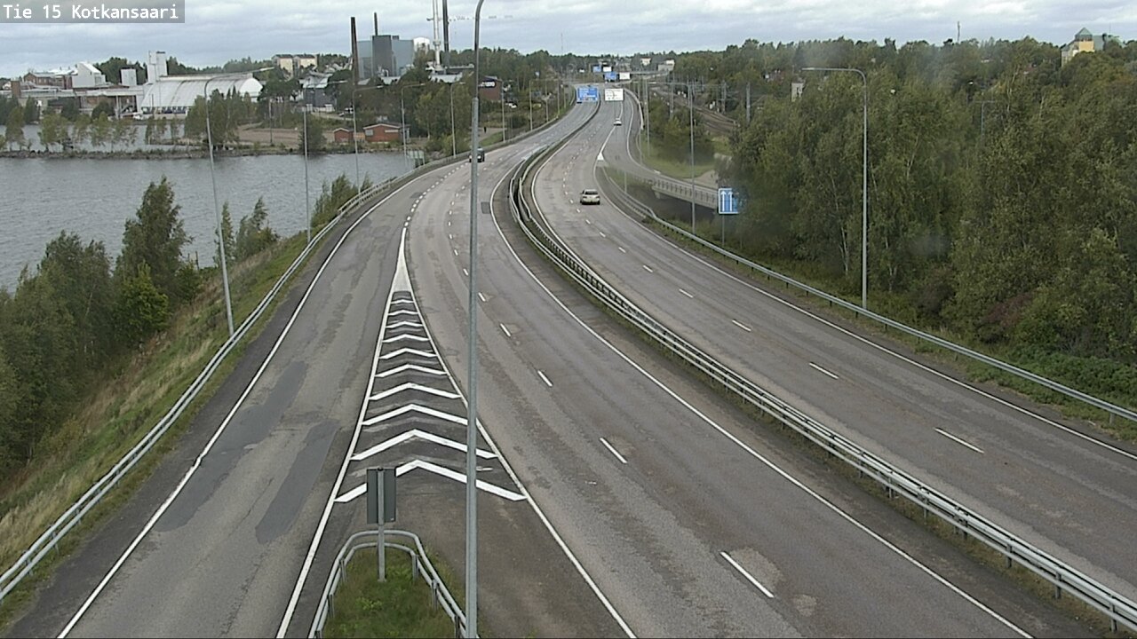 Weather Camera Image Road 15 Kotka, Kotkansaari, Kotka, Kymenlaakso