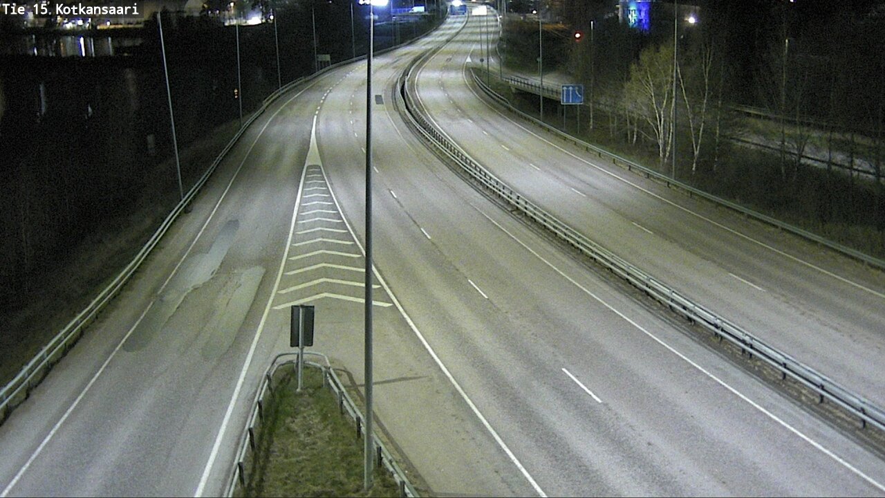 Weather Camera Image Väg 15 Kotka, Kotkansaari, Kotka, Kymenlaakso