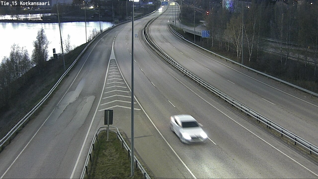 Weather Camera Image Väg 15 Kotka, Kotkansaari, Kotka, Kymenlaakso