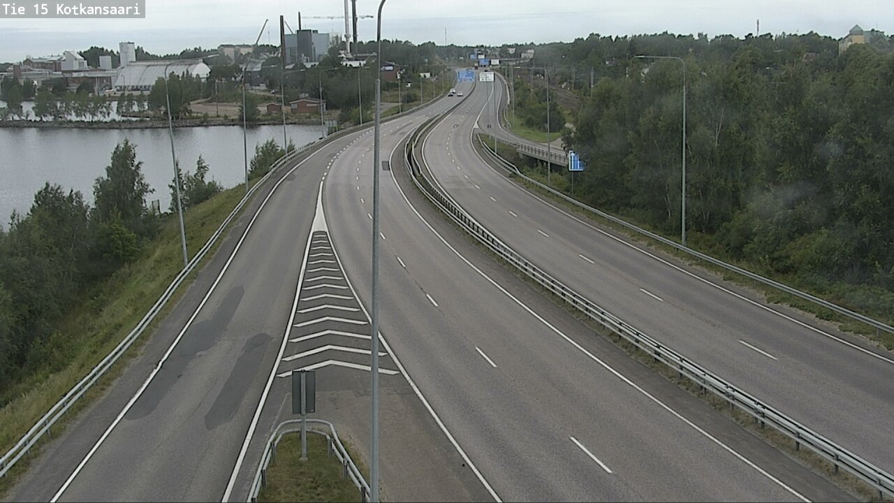 Weather Camera Image Väg 15 Kotka, Kotkansaari, Kotka, Kymenlaakso