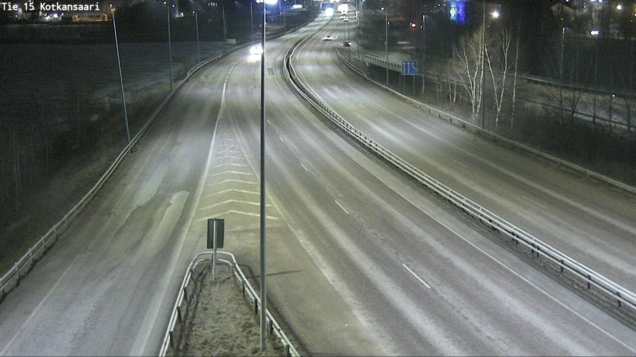 Weather Camera Image Road 15 Kotka, Kotkansaari, Kotka, Kymenlaakso