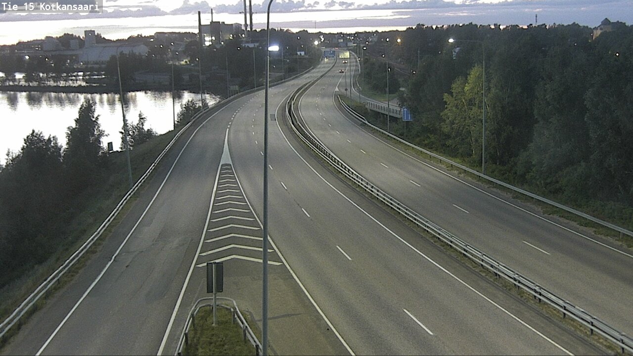 Weather Camera Image Väg 15 Kotka, Kotkansaari, Kotka, Kymenlaakso