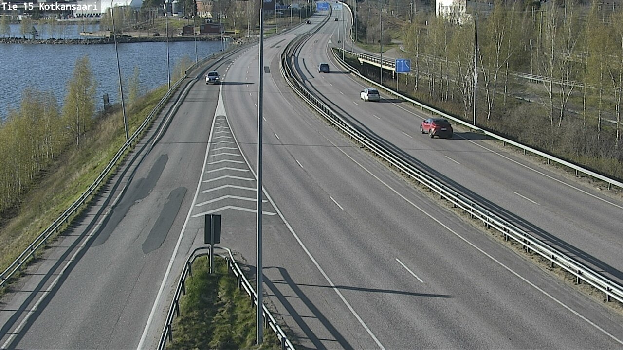 Weather Camera Image Väg 15 Kotka, Kotkansaari, Kotka, Kymenlaakso