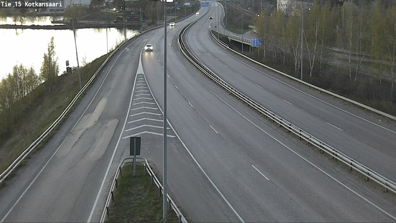 Weather Camera Image Väg 15 Kotka, Kotkansaari, Kotka, Kymenlaakso