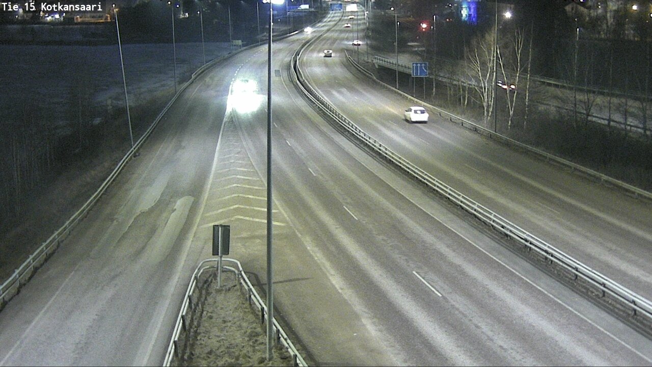 Weather Camera Image Road 15 Kotka, Kotkansaari, Kotka, Kymenlaakso