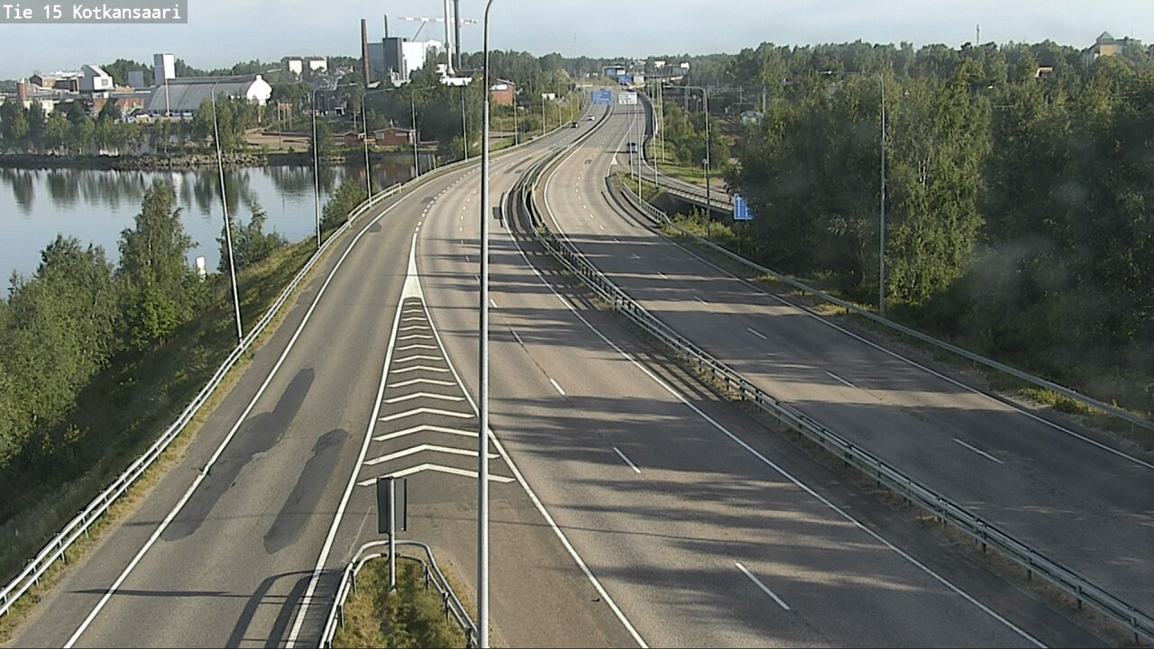 Weather Camera Image Road 15 Kotka, Kotkansaari, Kotka, Kymenlaakso