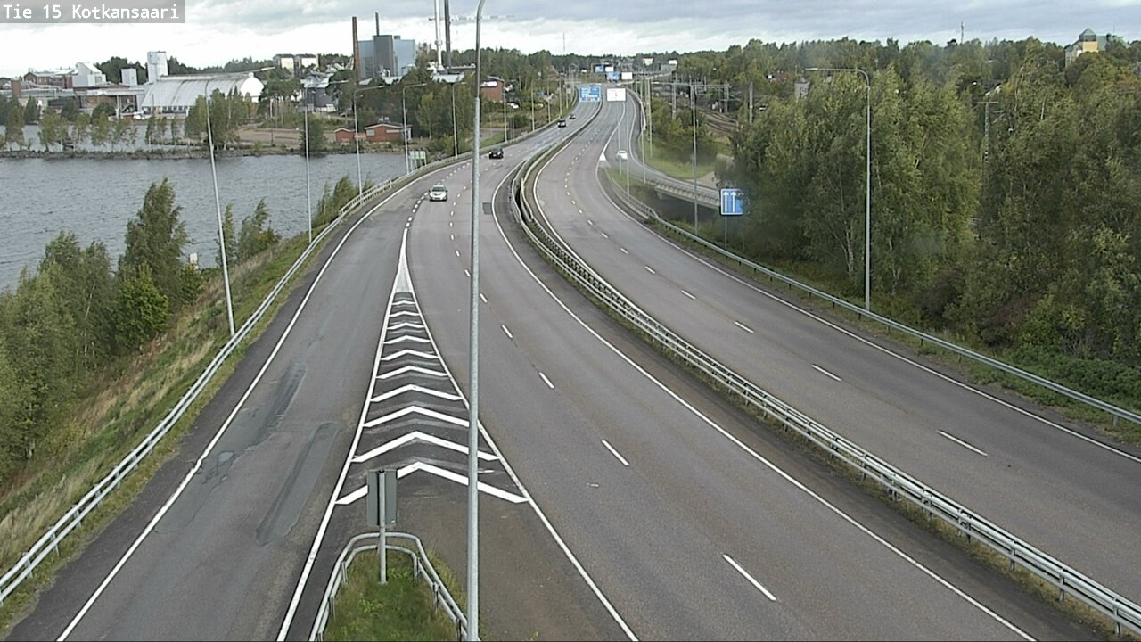 Weather Camera Image Väg 15 Kotka, Kotkansaari, Kotka, Kymenlaakso