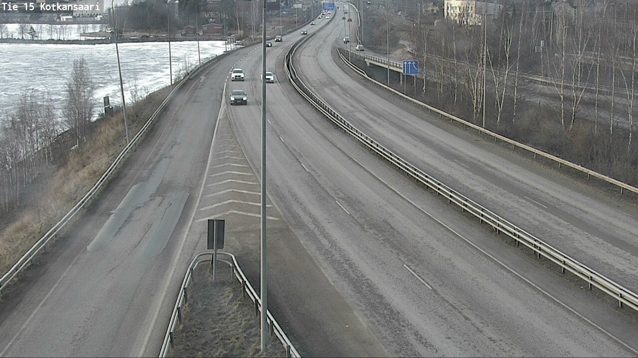 Weather Camera Image Road 15 Kotka, Kotkansaari, Kotka, Kymenlaakso