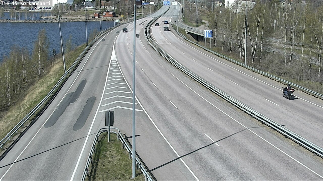 Weather Camera Image Väg 15 Kotka, Kotkansaari, Kotka, Kymenlaakso