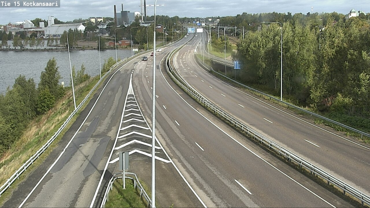 Weather Camera Image Väg 15 Kotka, Kotkansaari, Kotka, Kymenlaakso